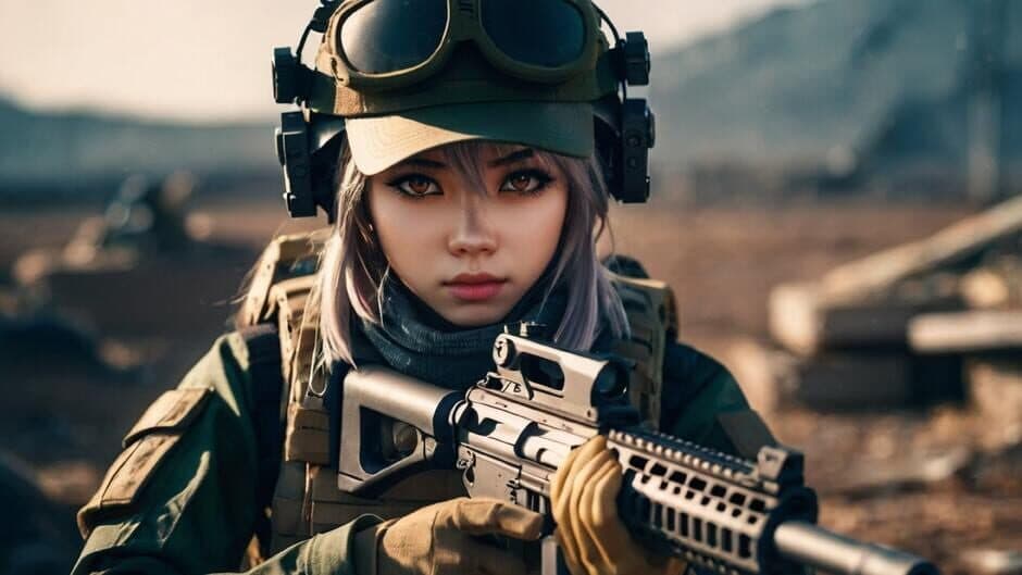 Скриншот 6 из Anime Girls Military Strike