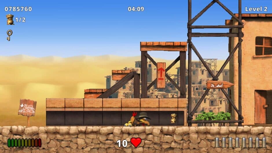 Скриншот 1 из Moorhuhn Jump and Run: Traps and Treasures 3