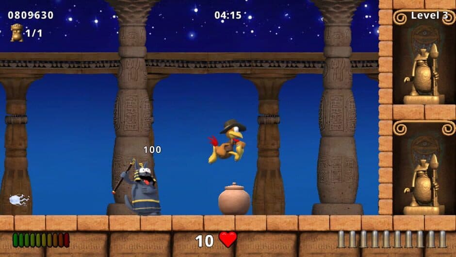 Скриншот 2 из Moorhuhn Jump and Run: Traps and Treasures 3