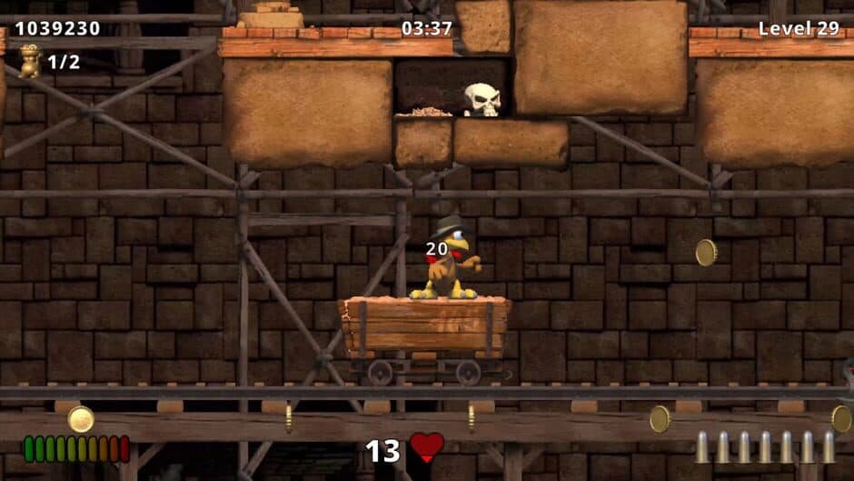 Скриншот 4 из Moorhuhn Jump and Run: Traps and Treasures 3