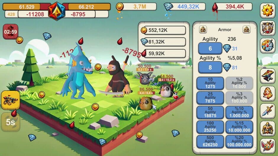 Скриншот 4 из Infinite Idle: Online Clicker RPG