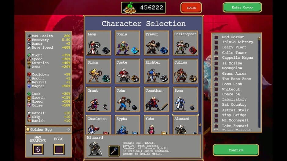 Скриншот 4 из Vampire Survivors: Ode to Castlevania