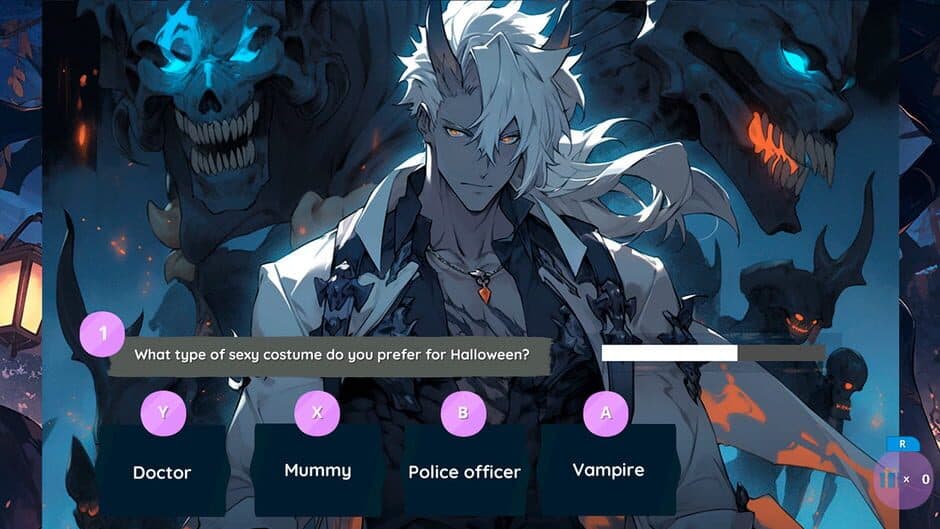 Скриншот 4 из Anime Boys Dating: Sexy Halloween Costumes