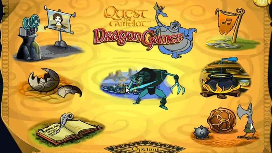 Скриншот 2 из Quest for Camelot: Dragon Games
