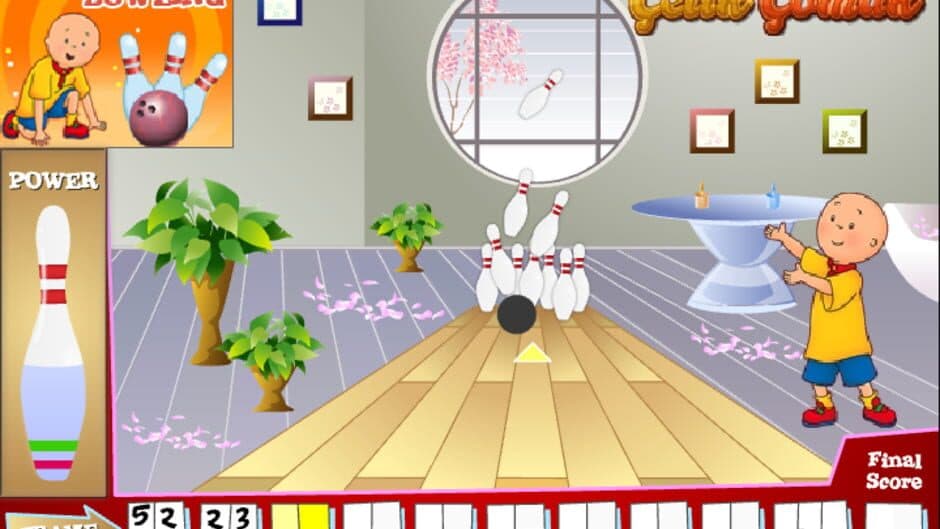 Скриншот 1 из Caillou Bowling