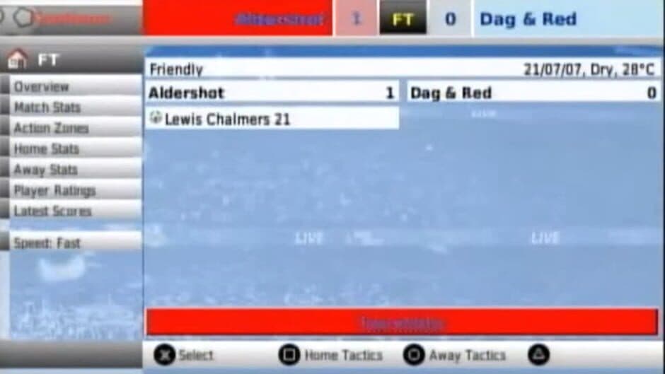 Скриншот 3 из Football Manager Handheld 2008