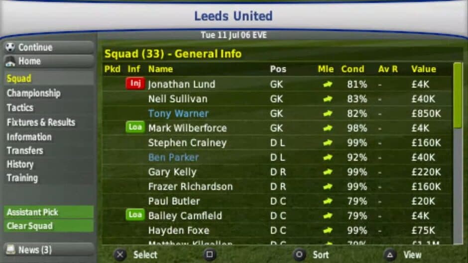 Скриншот 3 из Football Manager Handheld 2007