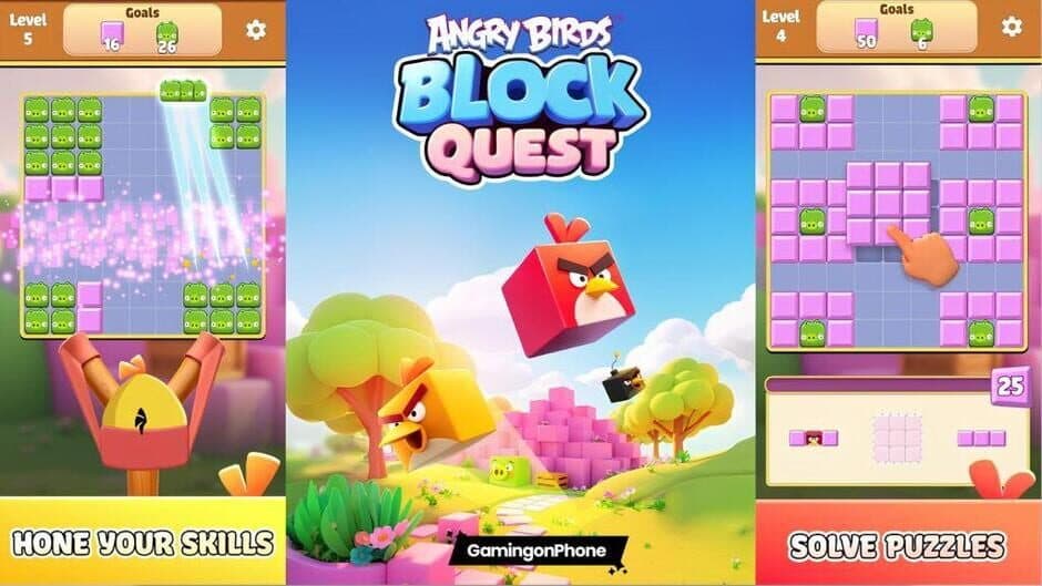 Скриншот 1 из Angry Birds Block Quest