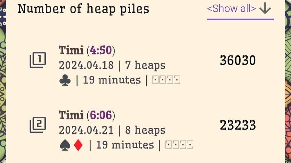 Скриншот 3 из Yet Another Solitaire Game