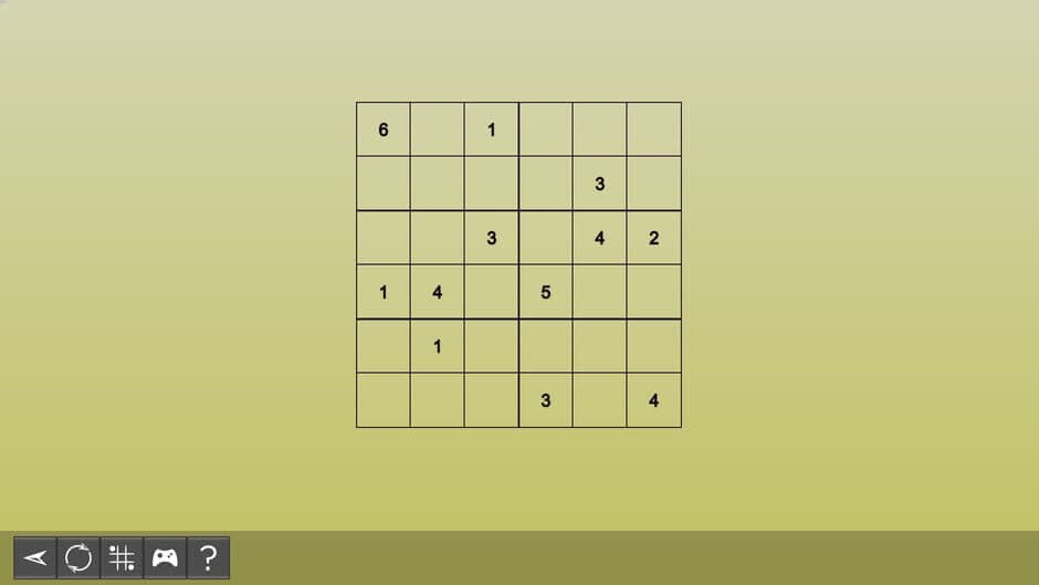 Скриншот 2 из My Sudoku: Classic 6x6 Easy 6