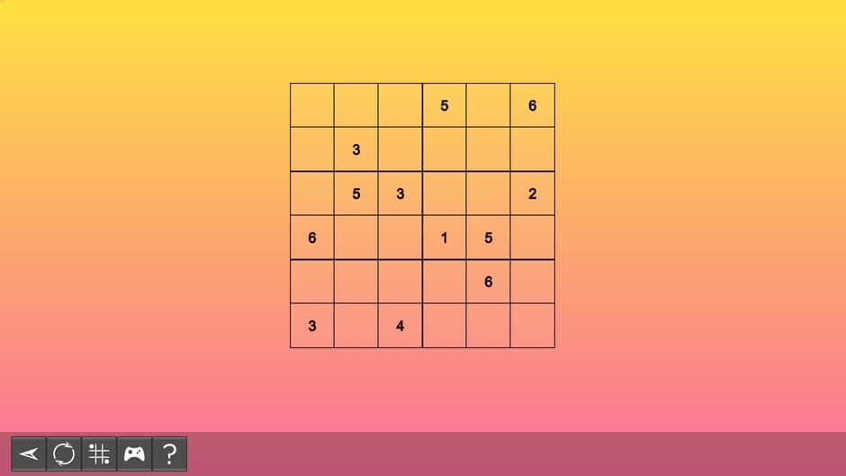 Скриншот 2 из My Sudoku: Classic 6x6 Easy 3