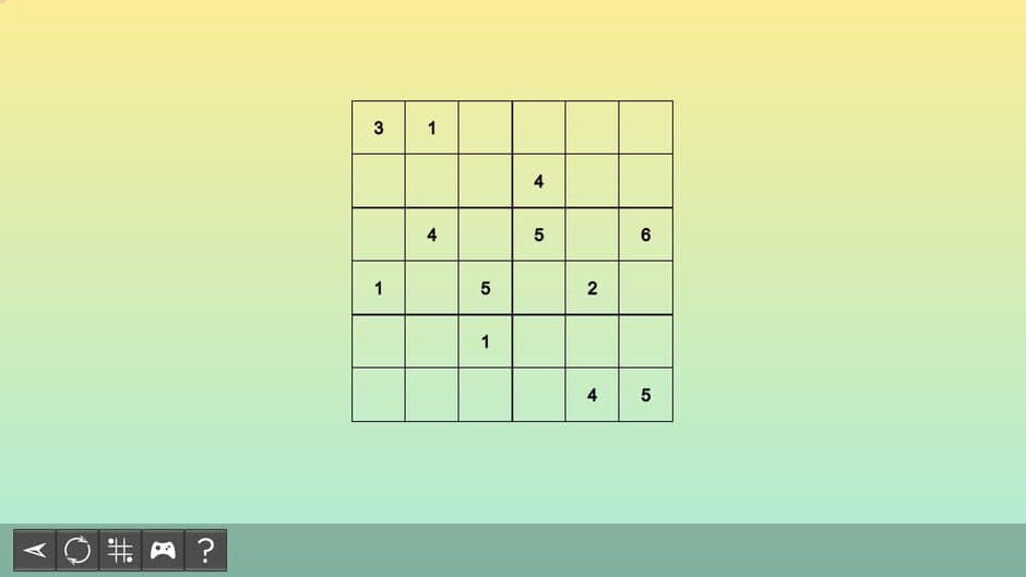 Скриншот 4 из My Sudoku: Classic 6x6 Easy 4