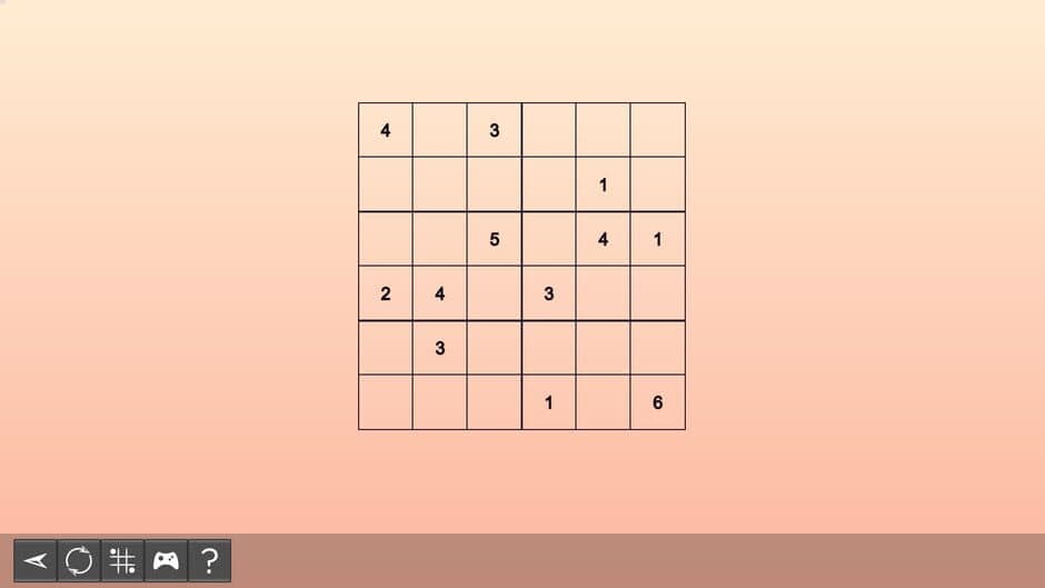 Скриншот 3 из My Sudoku: Classic 6x6 Easy 5