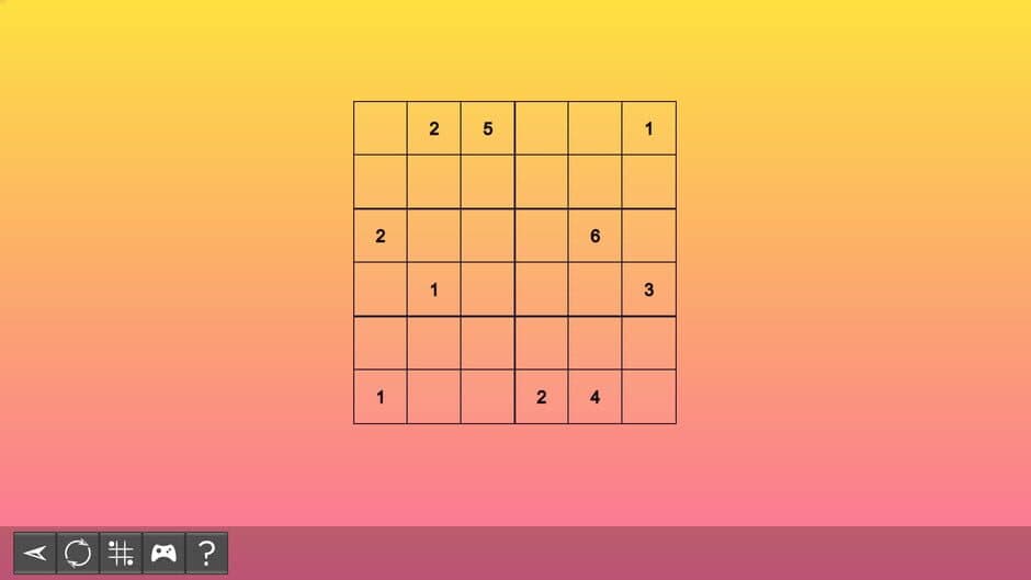 Скриншот 1 из My Sudoku: Classic 6x6 Medium 6