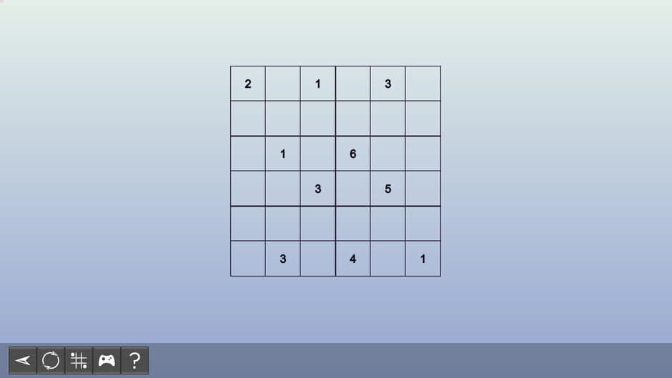 Скриншот 2 из My Sudoku: Classic 6x6 Medium 3