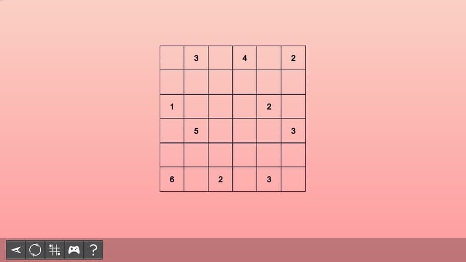Скриншот 2 из My Sudoku: Classic 6x6 Medium 2