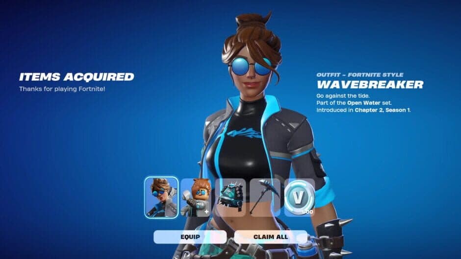 Скриншот 1 из Fortnite: The Wavebreaker Pack