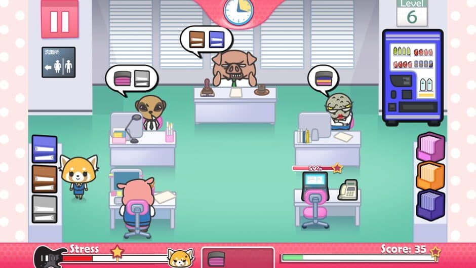 Скриншот 3 из Aggretsuko Office Rush