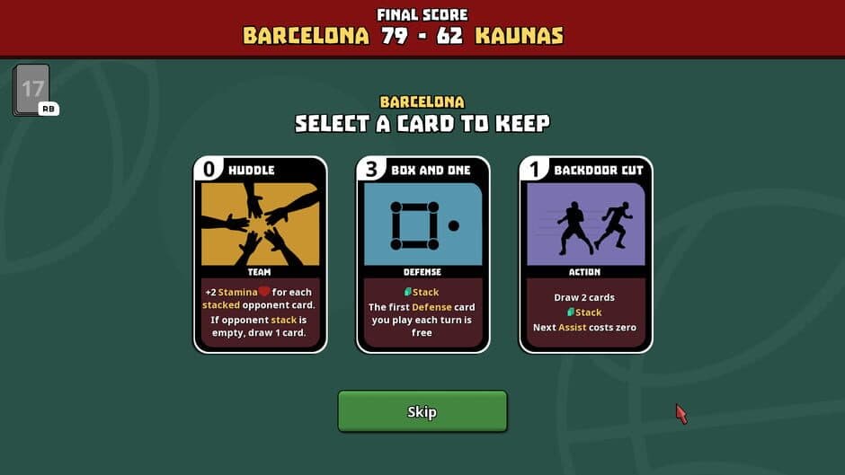 Скриншот 6 из Clutchtime: Basketball Deckbuilder