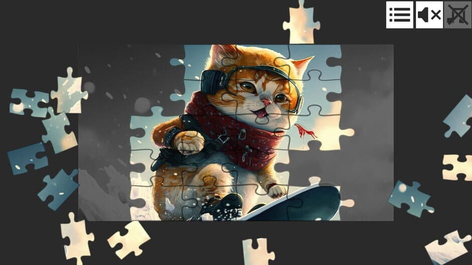 Скриншот 4 из Cat Jigsaw Puzzle Games