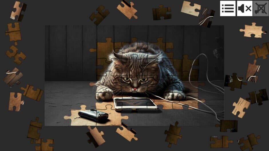 Скриншот 6 из Cat Jigsaw Puzzle Games