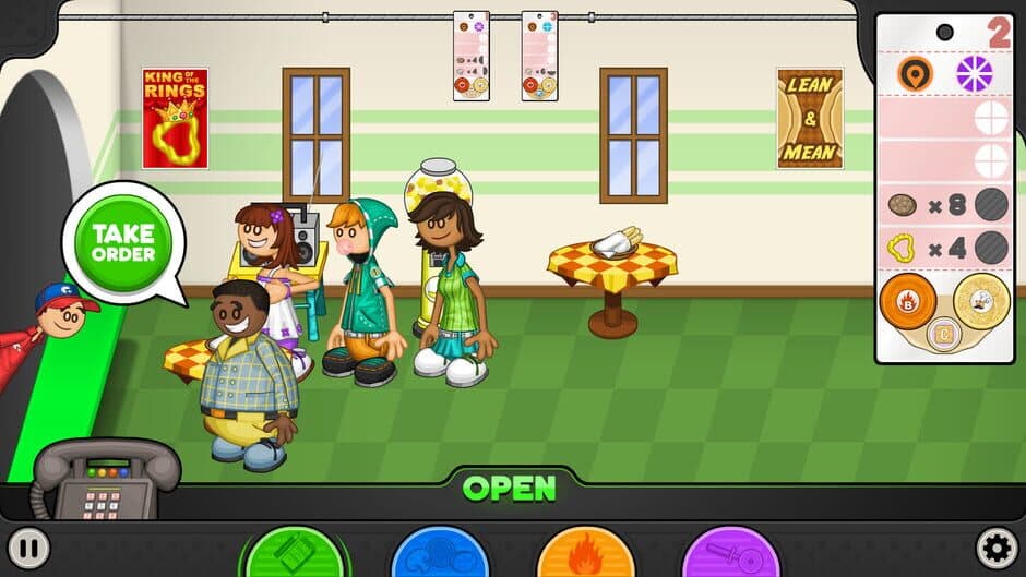Скриншот 3 из Papa's Pizzeria Deluxe