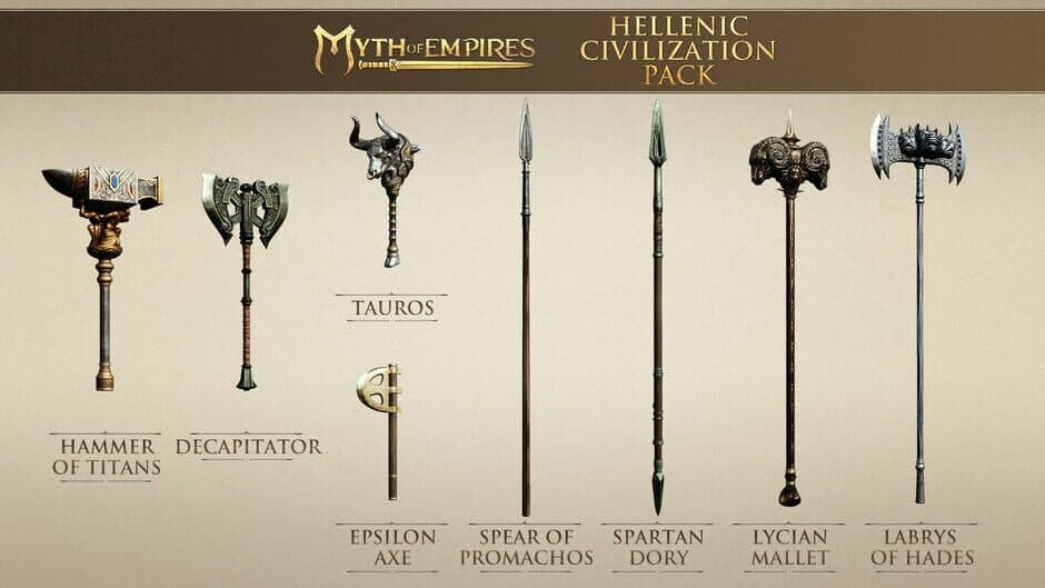 Скриншот 2 из Myth of Empires: Hellenic Civilization Pack