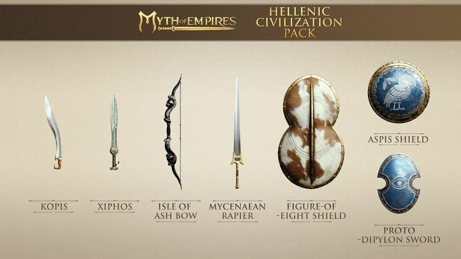 Скриншот 12 из Myth of Empires: Hellenic Civilization Pack