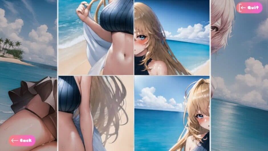 Скриншот 2 из Senpai Puzzle: Waifu Summer
