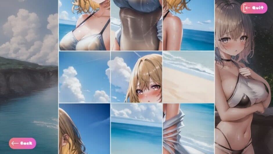 Скриншот 3 из Senpai Puzzle: Waifu Summer