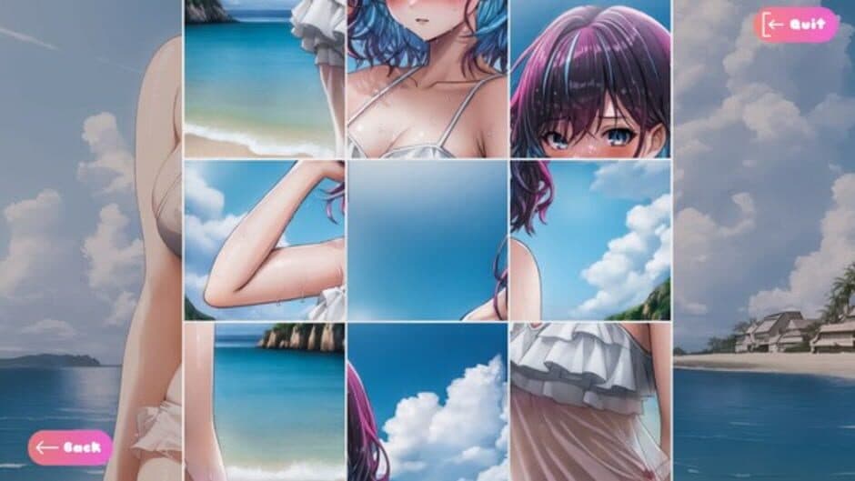 Скриншот 1 из Senpai Puzzle: Waifu Summer