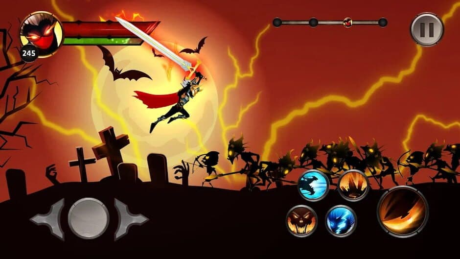 Скриншот 2 из Stickman Legends: Shadow Wars