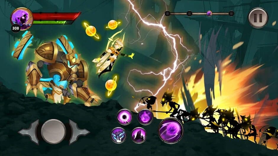 Скриншот 5 из Stickman Legends: Shadow Wars