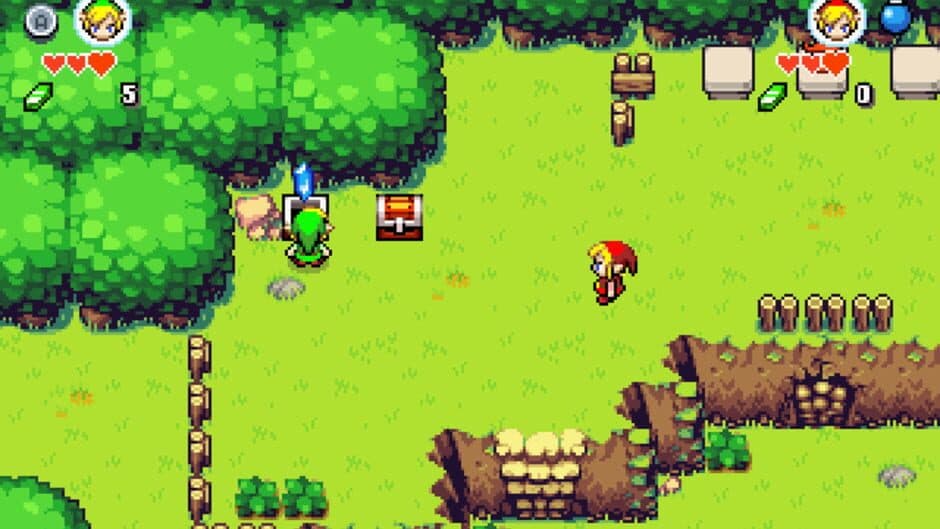 Скриншот 2 из The Legend of Zelda: Four Swords Online