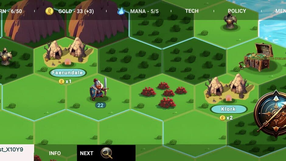 Скриншот 1 из Magic and Dragon: 4X Battle