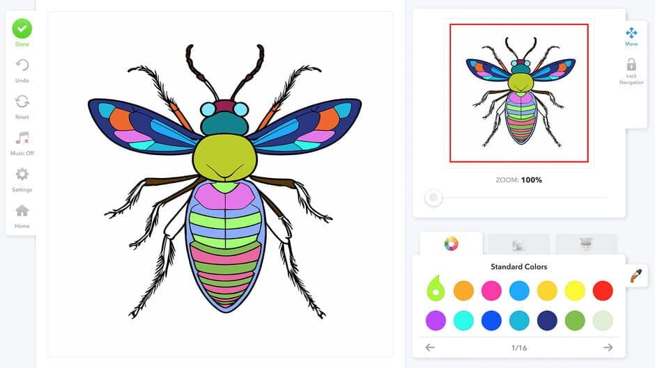 Скриншот 4 из Coloring Book for Adults 2