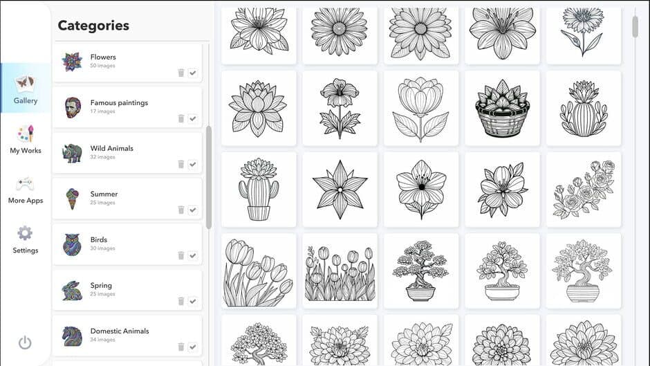 Скриншот 2 из Coloring Book for Adults 2: Full Version