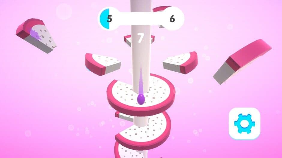 Скриншот 2 из Helix Fruit Jump