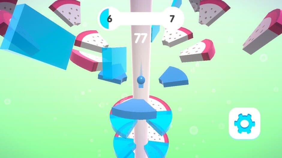 Скриншот 3 из Helix Fruit Jump