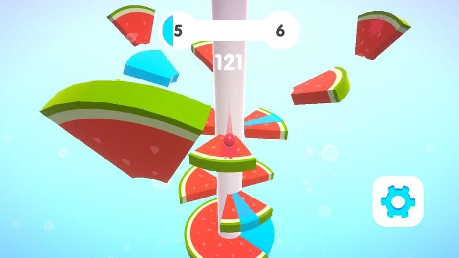 Скриншот 1 из Helix Fruit Jump