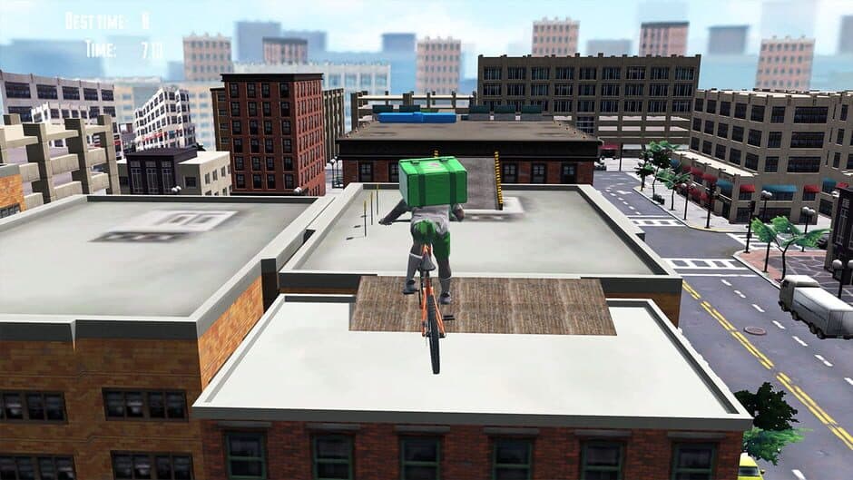 Скриншот 4 из Extreme City Delivery: Bike Ride Simulator
