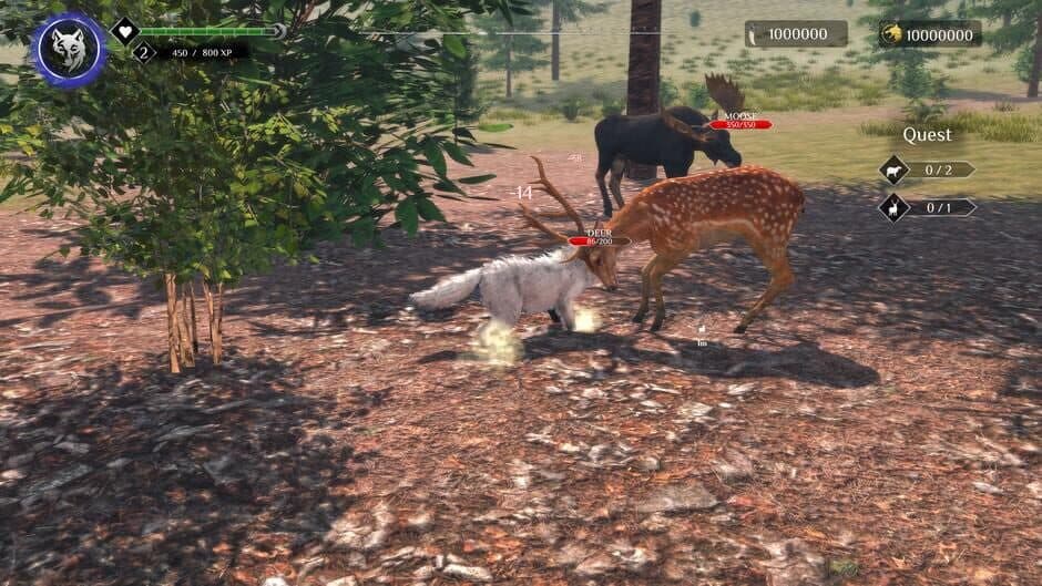 Скриншот 6 из Wolf Sim: Animal Battle Survival RPG