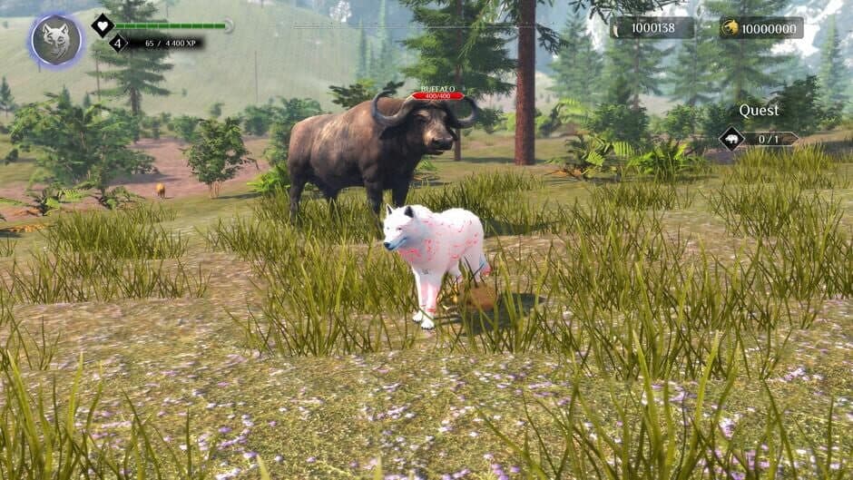 Скриншот 1 из Wolf Sim: Animal Battle Survival RPG