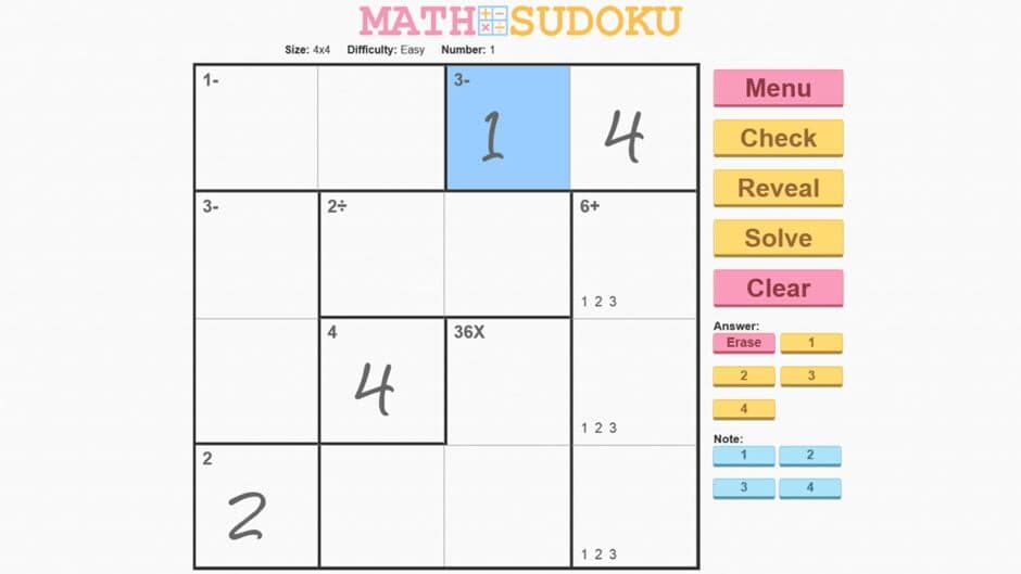 Скриншот 10 из Math Sudoku