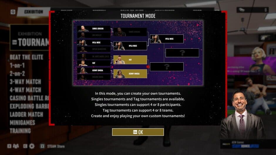 Скриншот 3 из All Elite Wrestling: Fight Forever - Switchblade Tournament Pack