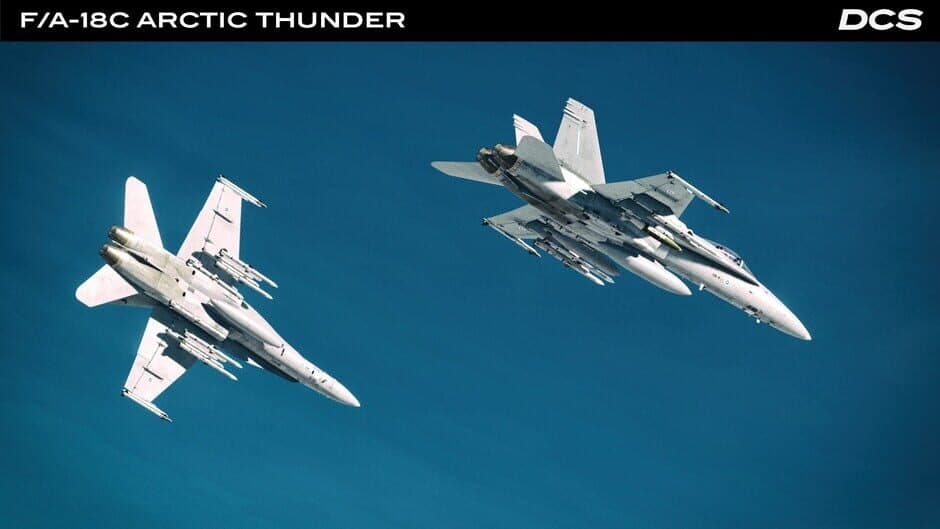 Скриншот 8 из DCS World: F/A-18C Arctic Thunder Campaign