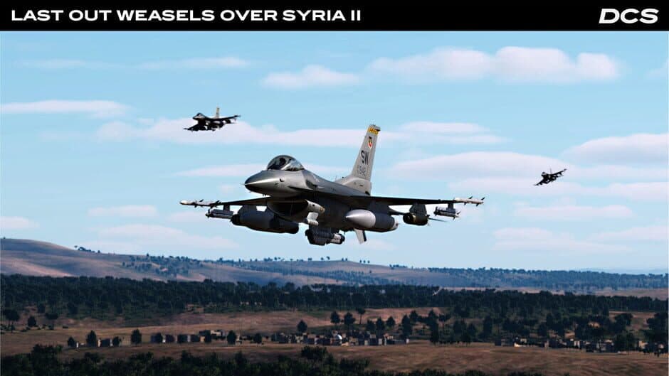 Скриншот 7 из DCS World: F-16C Last Out: Weasels over Syria II Campaign
