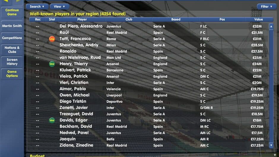 Скриншот 2 из Championship Manager: Season 03/04