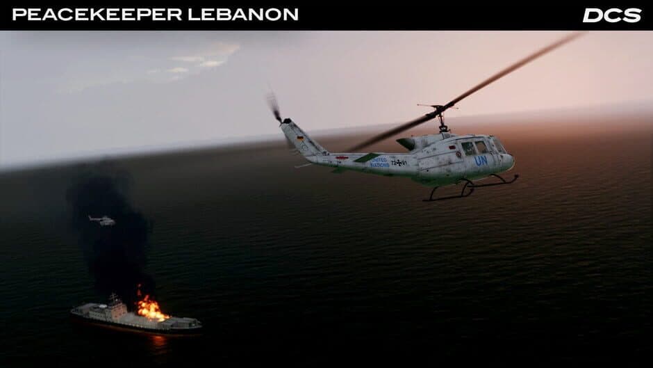 Скриншот 1 из DCS World: UH-1H Peacekeeper Lebanon Campaign by Flying Cyking