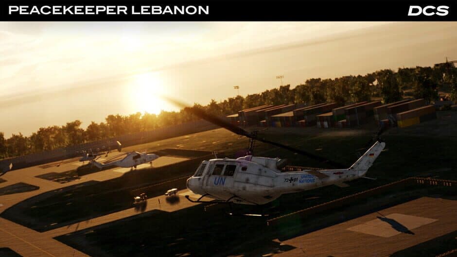 Скриншот 4 из DCS World: UH-1H Peacekeeper Lebanon Campaign by Flying Cyking